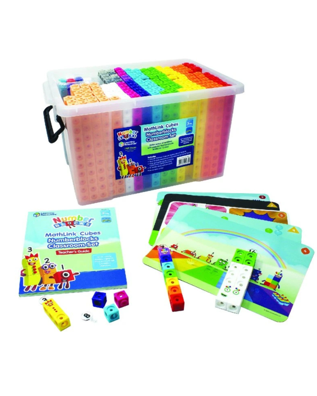 Learning Resources – Sada číselných kostek MathLink pro učebnu